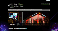 Desktop Screenshot of frontlineaudiovisual.com